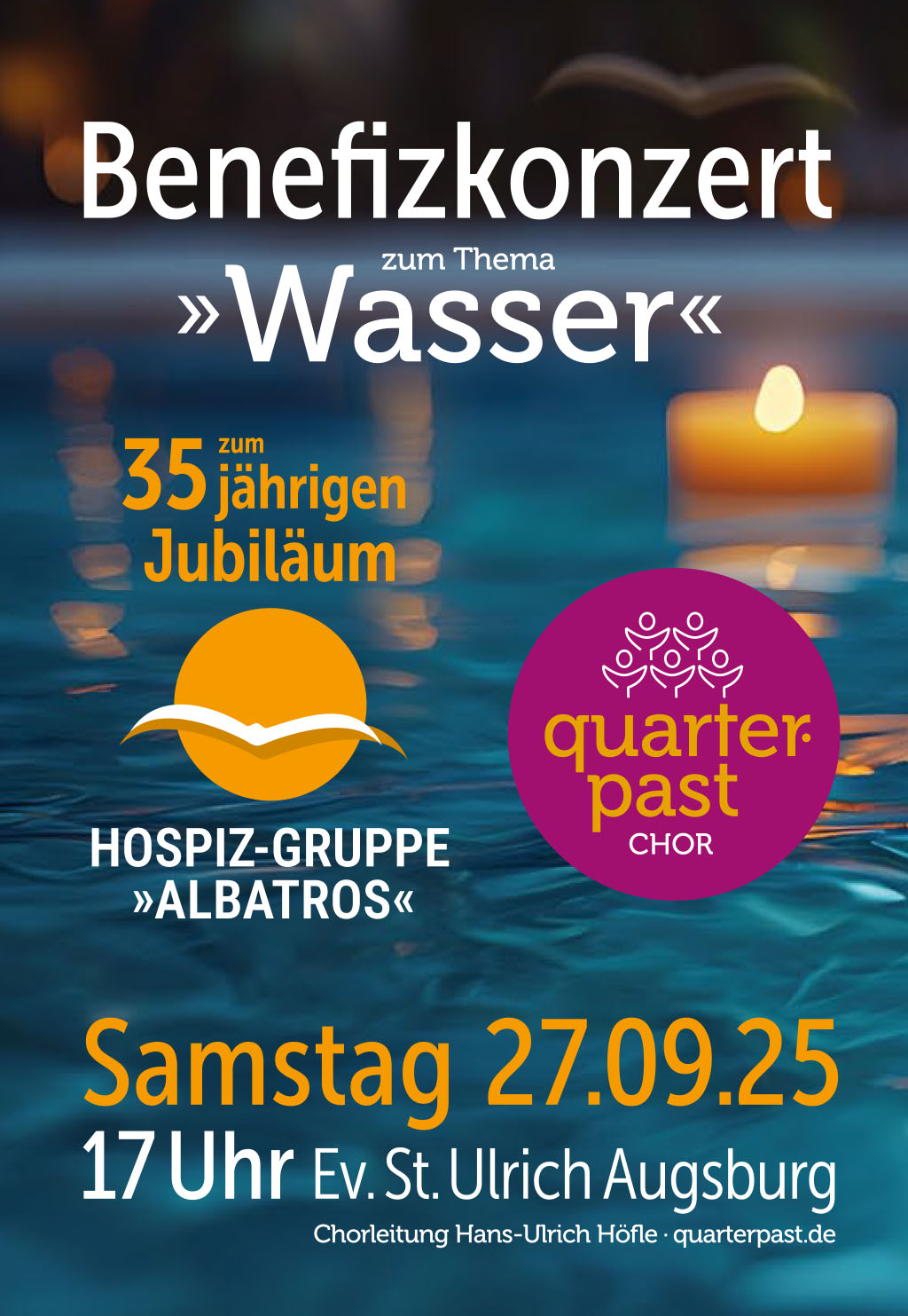 Titelseite des Konzertflyers